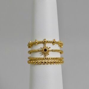 ⚜️3 for $30⚜️ Adjustable Gold Plated Celestial Star Ring